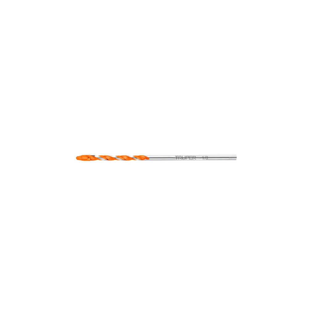 BROCA MULTIMATERIAL 1/8" x 3" TRUPER 103017