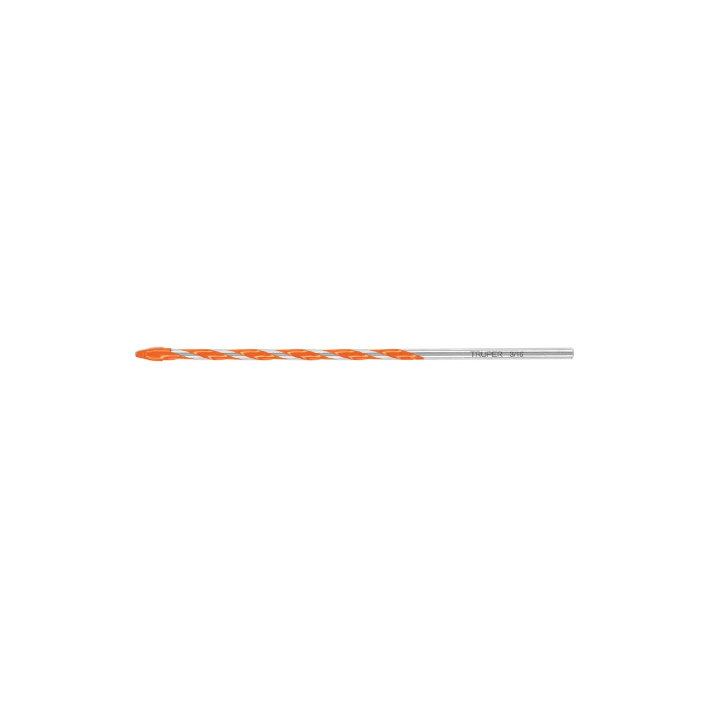 BROCA MULTIMATERIAL 3/16 x 6", TRUPER 101805