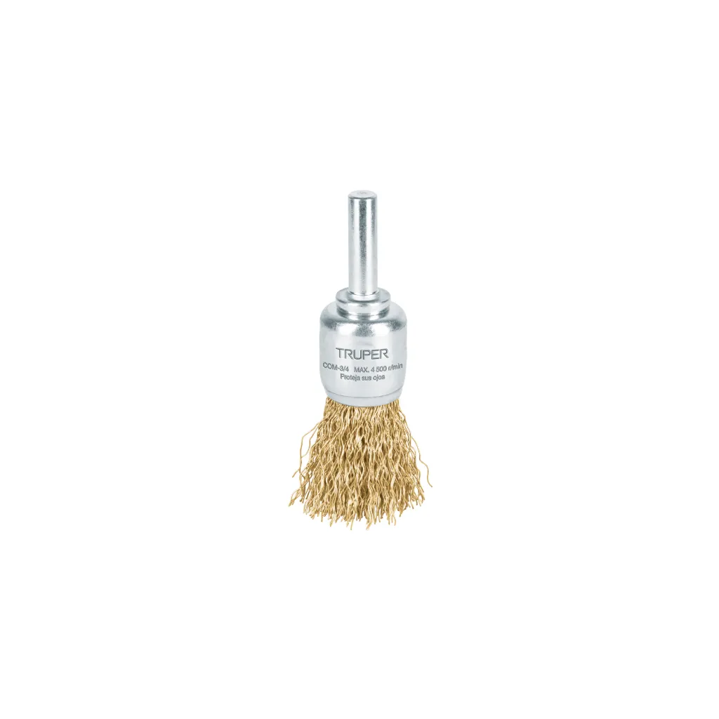 CARDA DE COPA 3/4" ALAMBRE GRUESO PARA TALADRO, TRUPER 11593
