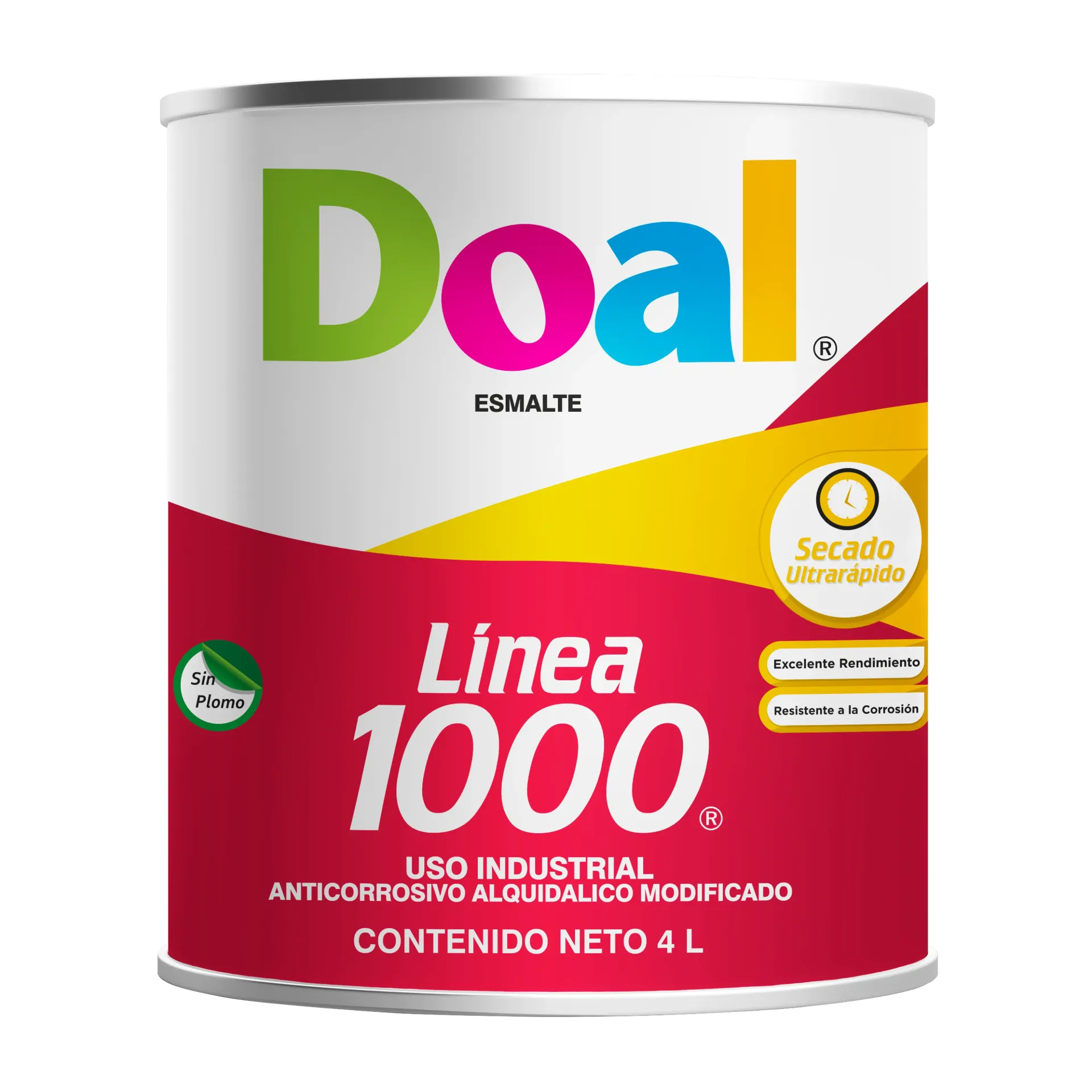 PINTURA DOAL 1L LINEA 1000 NEGRO-1017