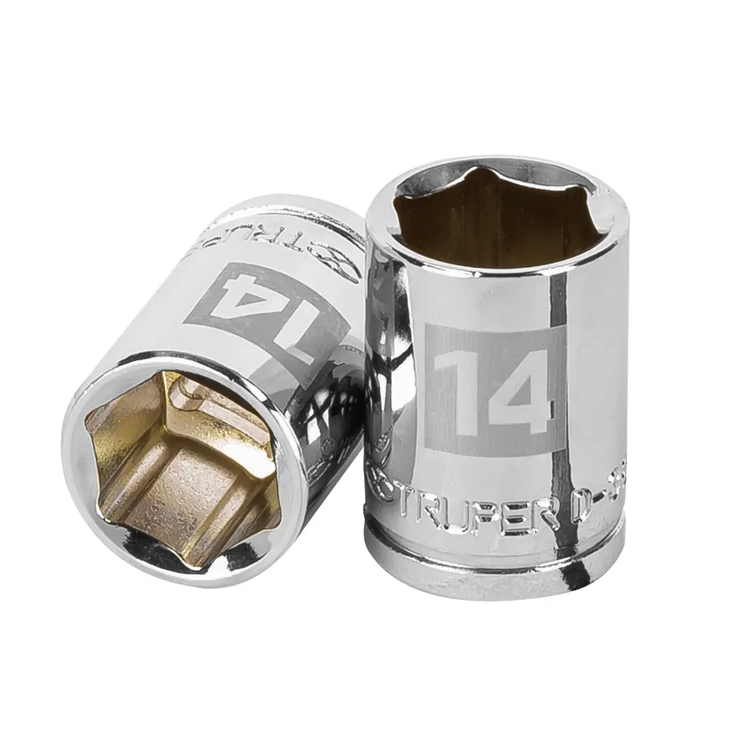 DADO DE 6 PUNTAS 3/8 MED 14MM TRUPER
