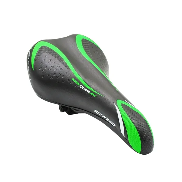 ASIENTO BICICLETA ARIAS LINEA AZUL/LINEA VERDE C/NEGRO MTB ALTREGO AS079-3BV