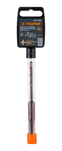 BROCA SDS PLUS P/CONCRETO 1/4X4" 11263 TRUPER