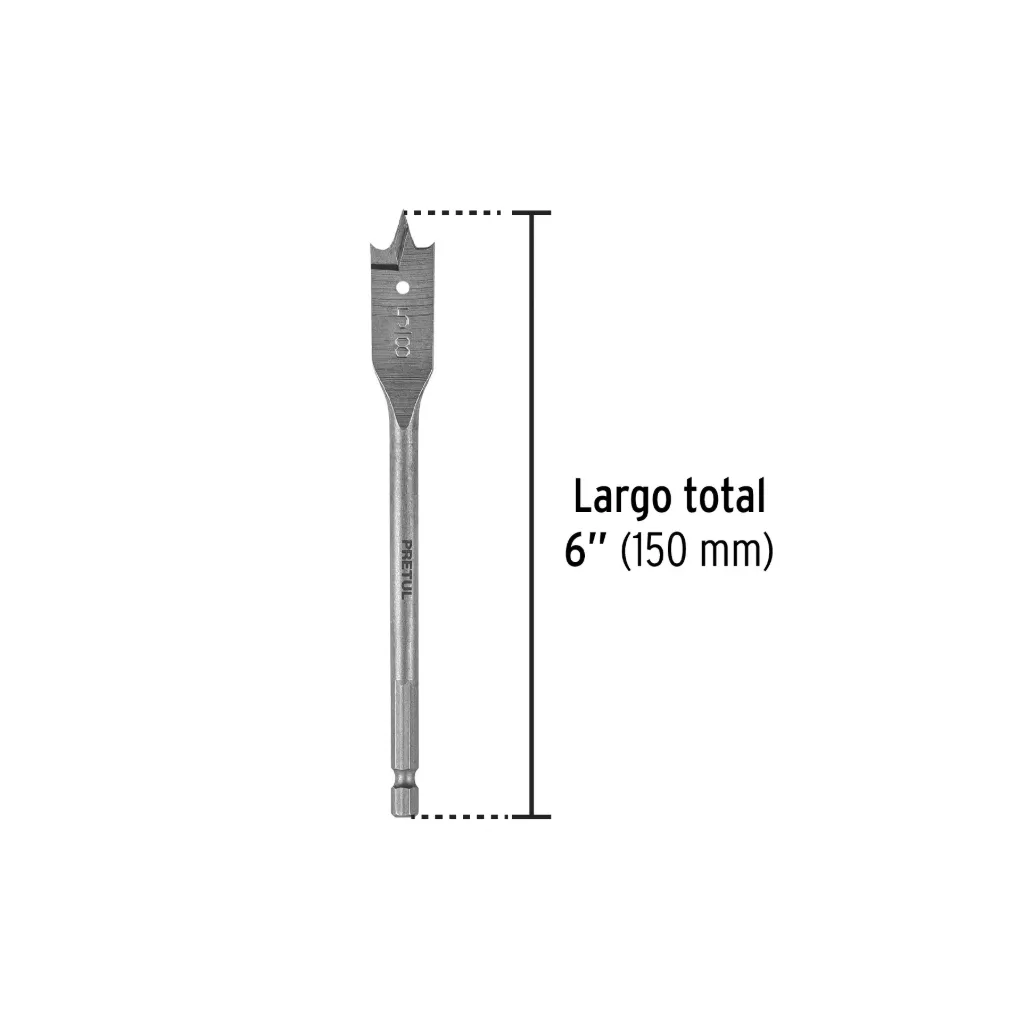 BROCA PLANA 5/8" PARA MADERA, PRETUL (TRUPER)28101